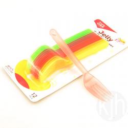 多彩喱叉，12支/板